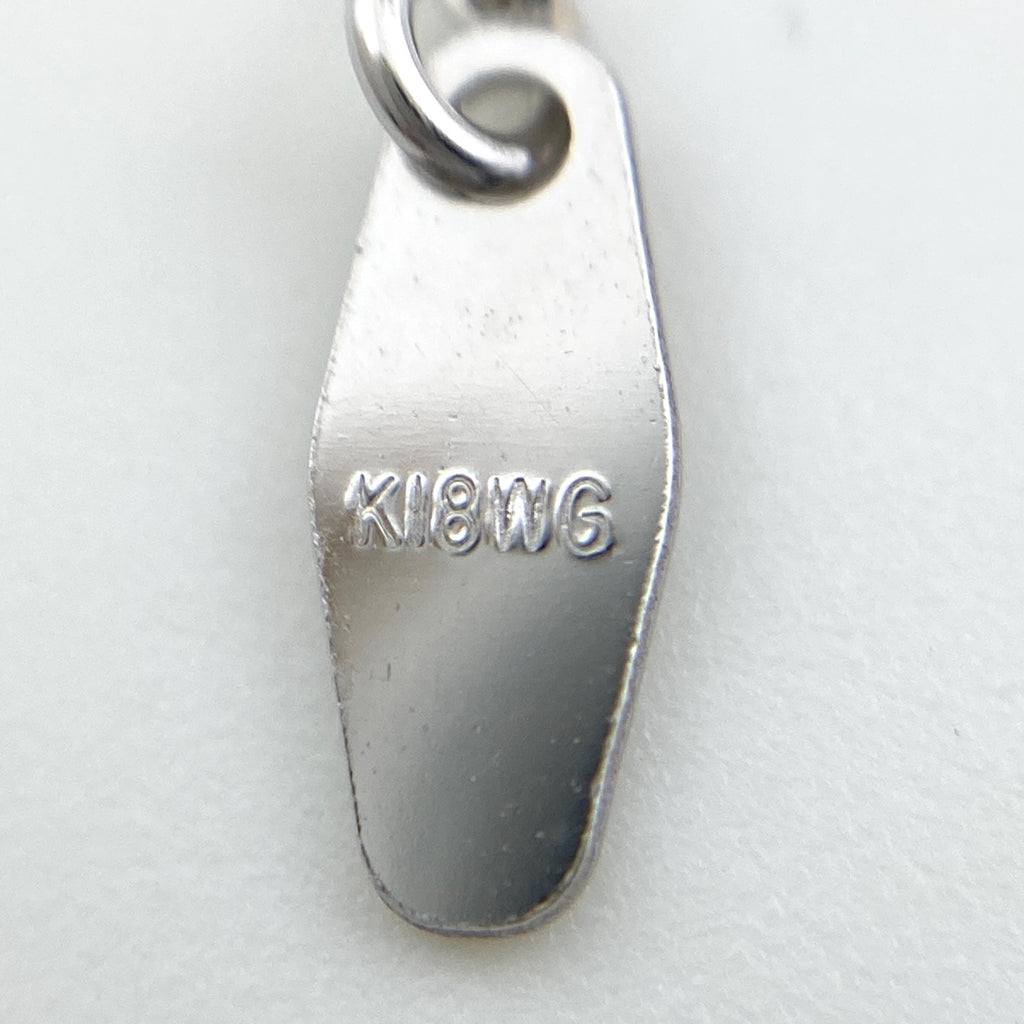 タサキ メレダイヤ デザインネックレス WG ホワイトゴールド ペンダント ネックレス K18 WG ダイヤモンド レディース 【中古】brjwl