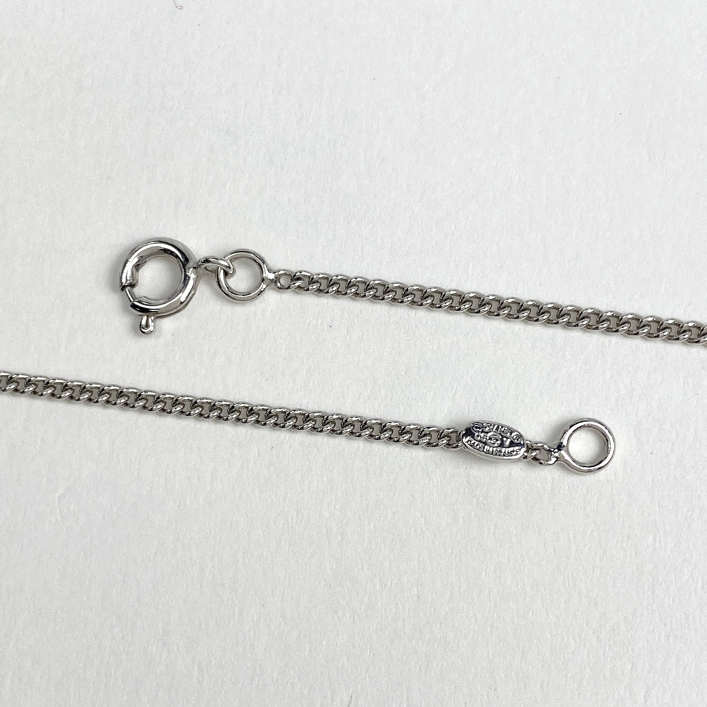 シャネル ココマーク ネックレス CC ネックレス シルバーメッキ ホワイト シルバー レディース 【中古】bracc