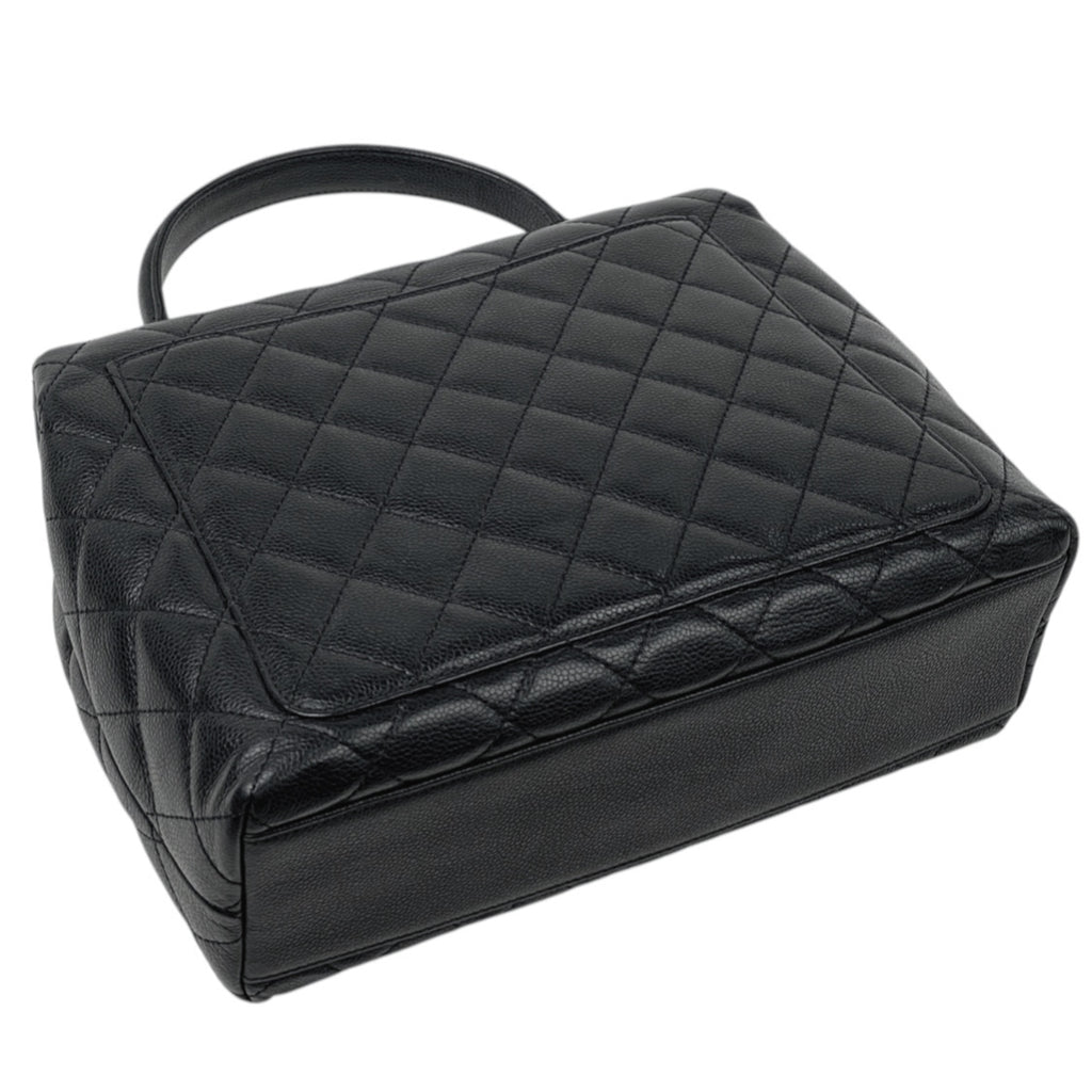 シャネル ココマーク ハンドバッグ マトラッセ ハンドバッグ キャビアスキン ブラック レディース 【中古】brbag