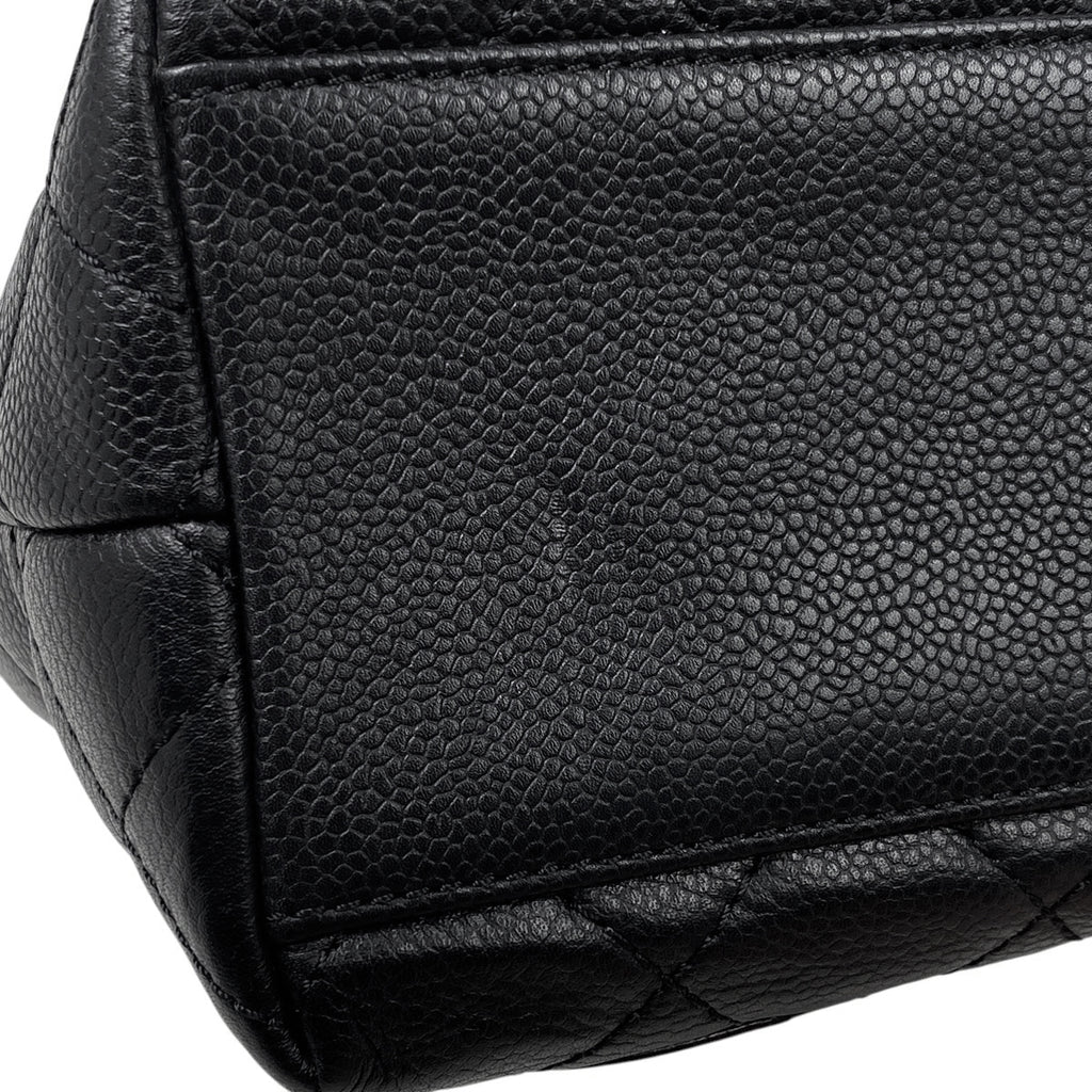 シャネル ココマーク ハンドバッグ マトラッセ ハンドバッグ キャビアスキン ブラック レディース 【中古】brbag