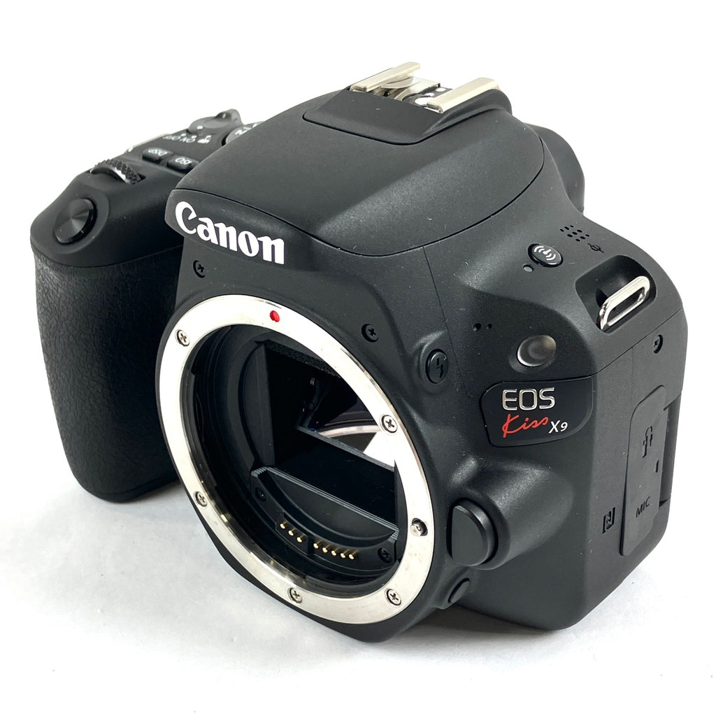 キヤノン Canon EOS Kiss X9 EF-S 18-55 F4-5.6 IS STM レンズキット ブラック デジタル 一眼レフカメラ 【中古】cambb