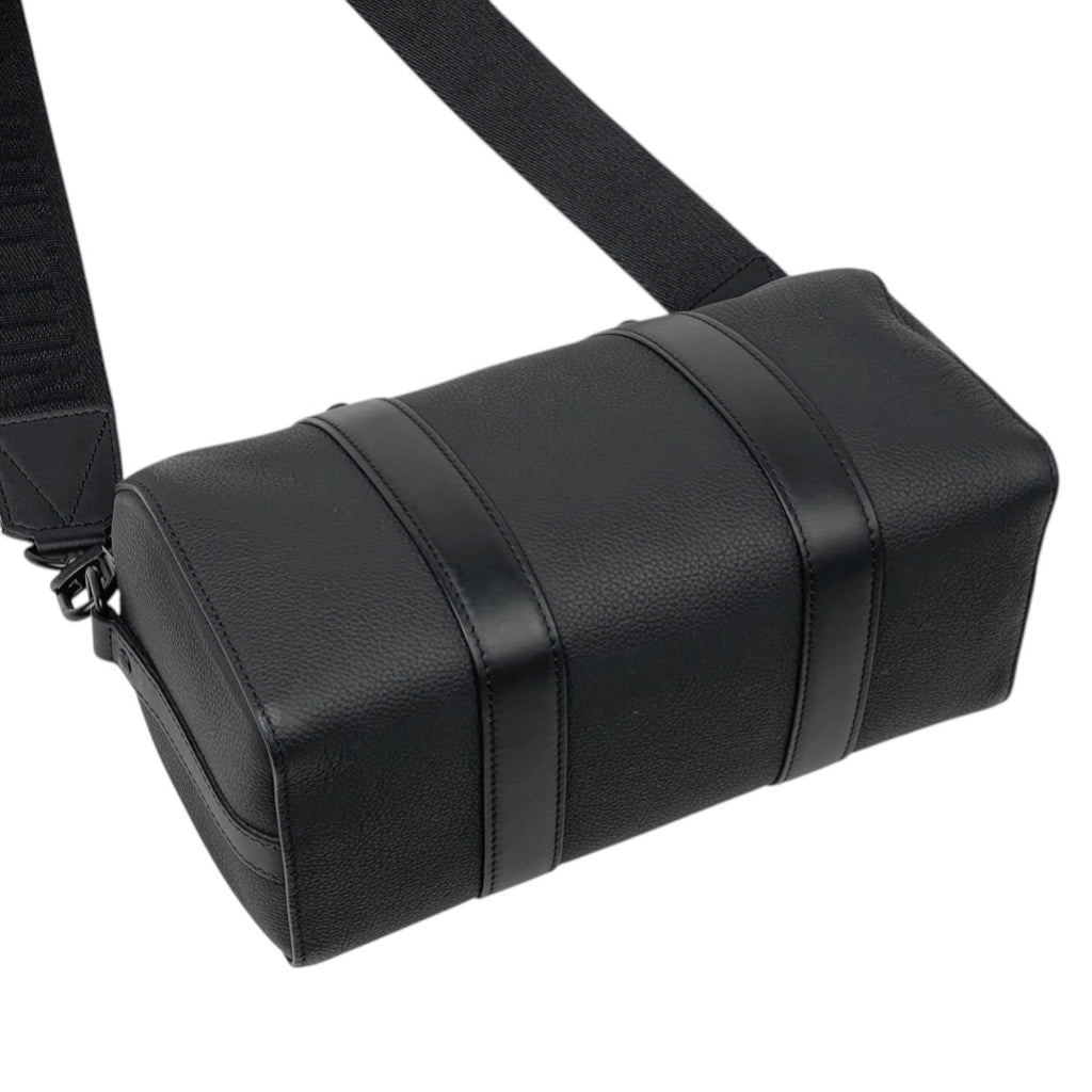 ルイ・ヴィトン シティ キーポル LV アエログラム ショルダーバッグ レザー ノワール(ブラック) M59255 メンズ 【中古】brbag