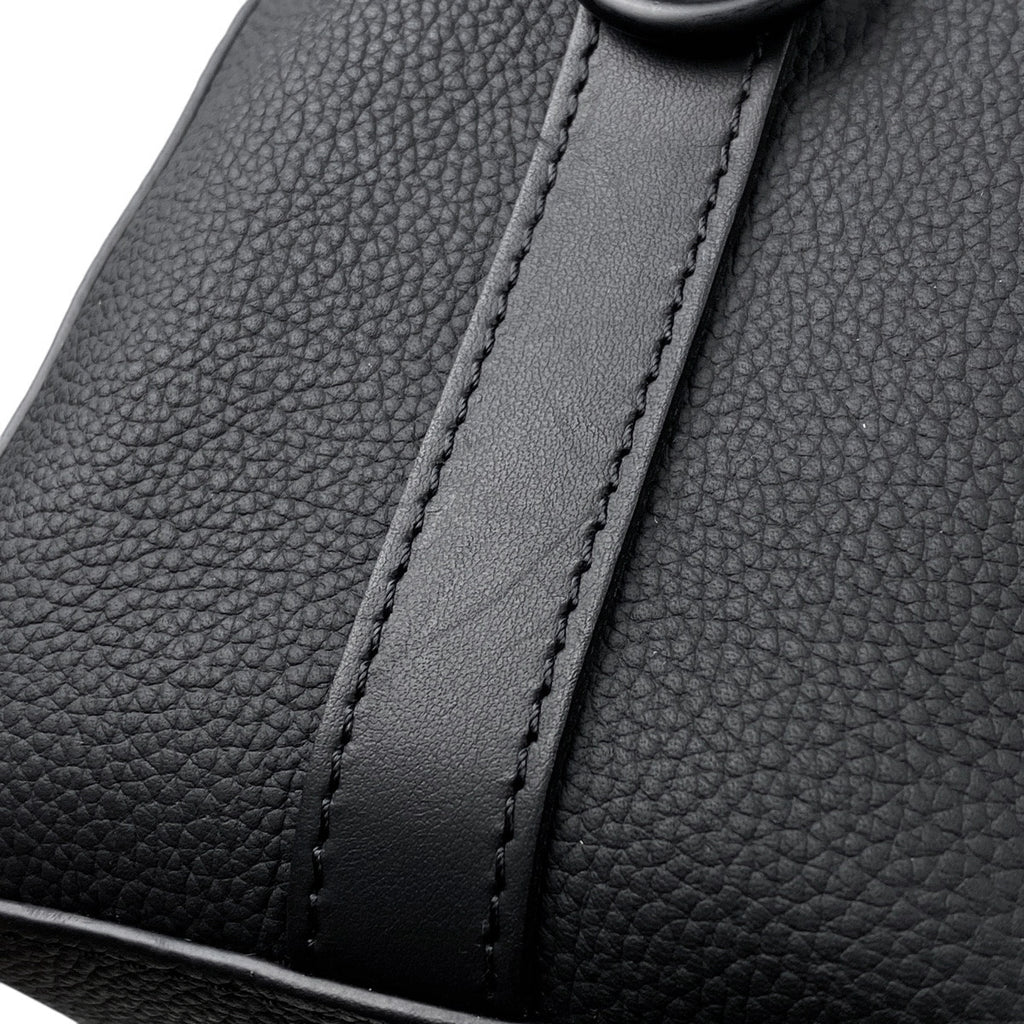 ルイ・ヴィトン シティ キーポル LV アエログラム ショルダーバッグ レザー ノワール(ブラック) M59255 メンズ 【中古】brbag