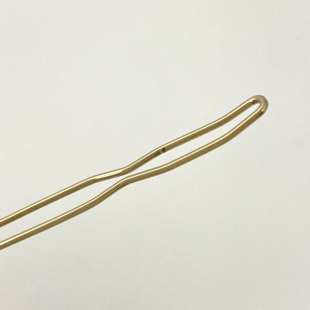 シャネル ロゴ バレッタ 髪留め 髪飾り ヘアクリップ バレッタ GP レザー ゴールド ブラック レディース 【中古】 bracc
