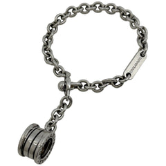 ブルガリ ビー ゼロワン キーチェーン ブレスレット 腕輪 ブレスレット シルバー925 シルバー レディース 【中古】bracc