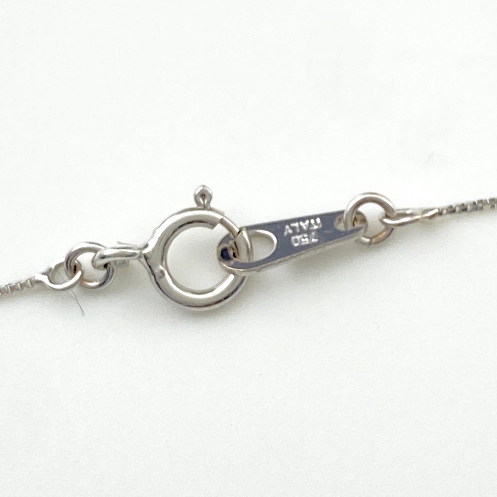 メレダイヤ デザインネックレス ペンダント ネックレス K18 ダイヤモンド レディース 【中古】nbjwl