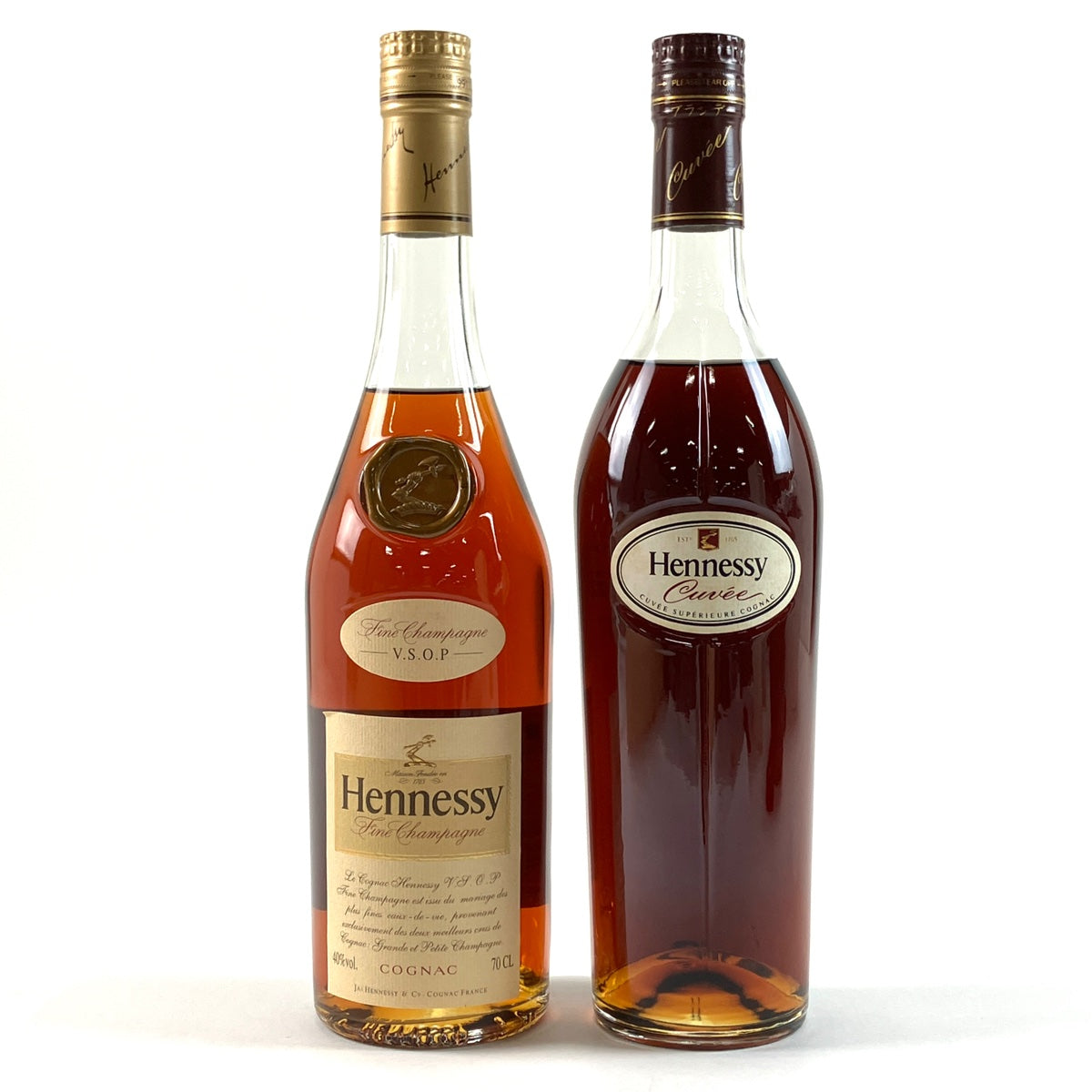 バイセル公式】ヘネシー Hennessy VSOP スリムボトル クリアボトル キュヴェ コニャック 700ml ブランデー セット 【古酒】 -  バイセルブランシェ