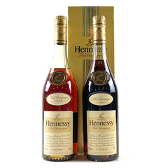 ヘネシー Hennessy VSOP スリムボトル グリーンボトル VSOP スリムボトル クリアボトル コニャック 700ml ブランデー セット 【古酒】