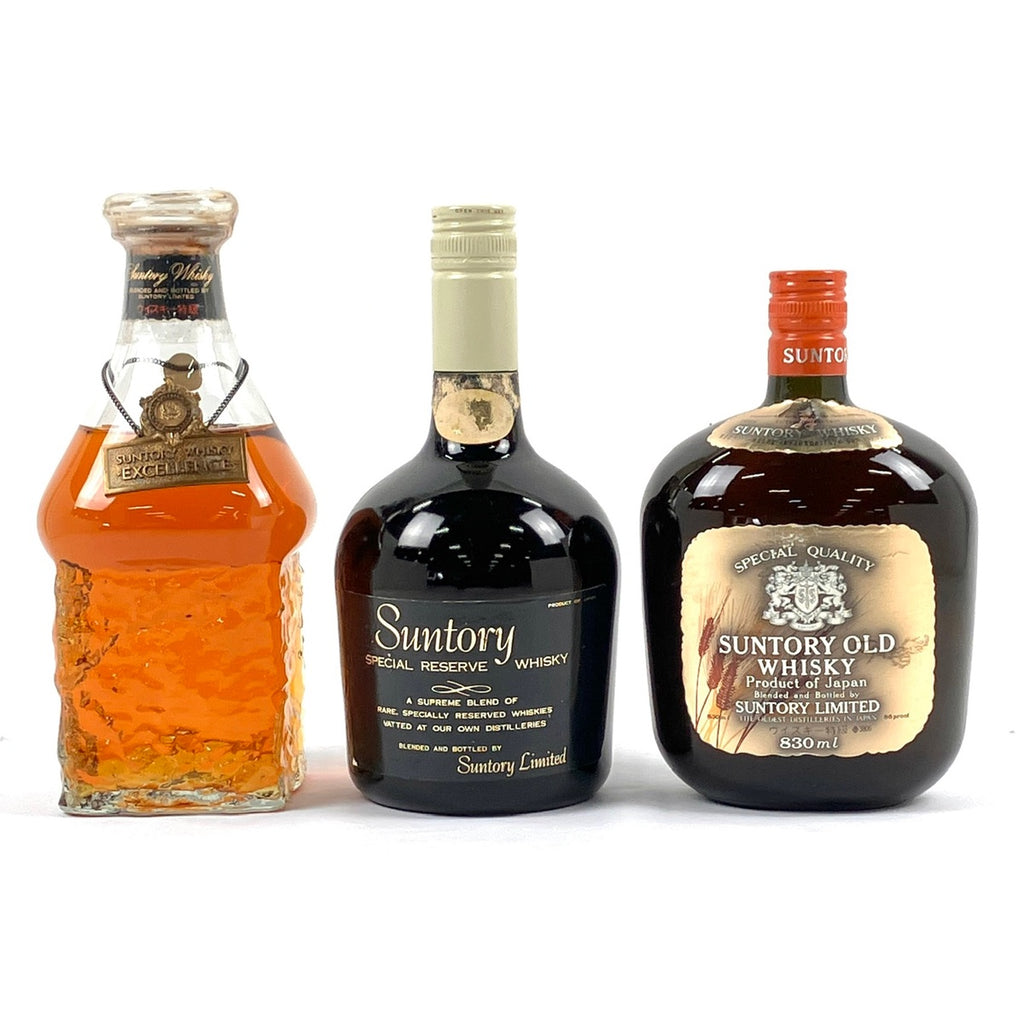 【東京都内限定お届け】サントリー SUNTORY エクセレンス スペシャルリザーブ オールド 760ml ウイスキー セット 【古酒】