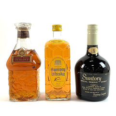 【東京都内限定お届け】サントリー SUNTORY エクセレンス 角瓶 ファインクオリティ 向獅子 スペシャルリザーブ 750ml ウイスキー セット 【古酒】