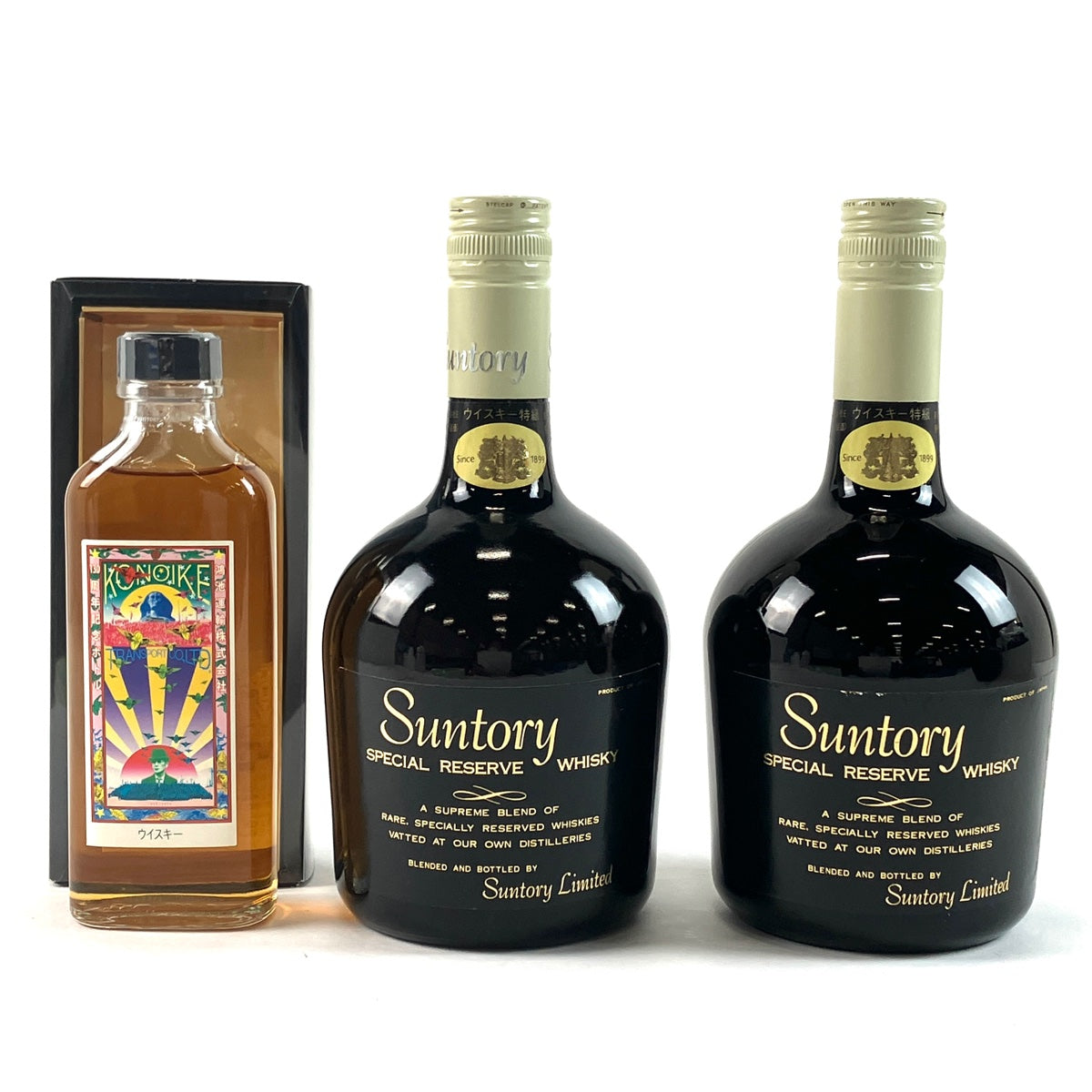 バイセル公式】【東京都内限定お届け】サントリー SUNTORY 鴻池運輸株式会社 130周年 スペシャルリザーブ 760ml ウイスキー セット  【古酒】 - バイセルブランシェ