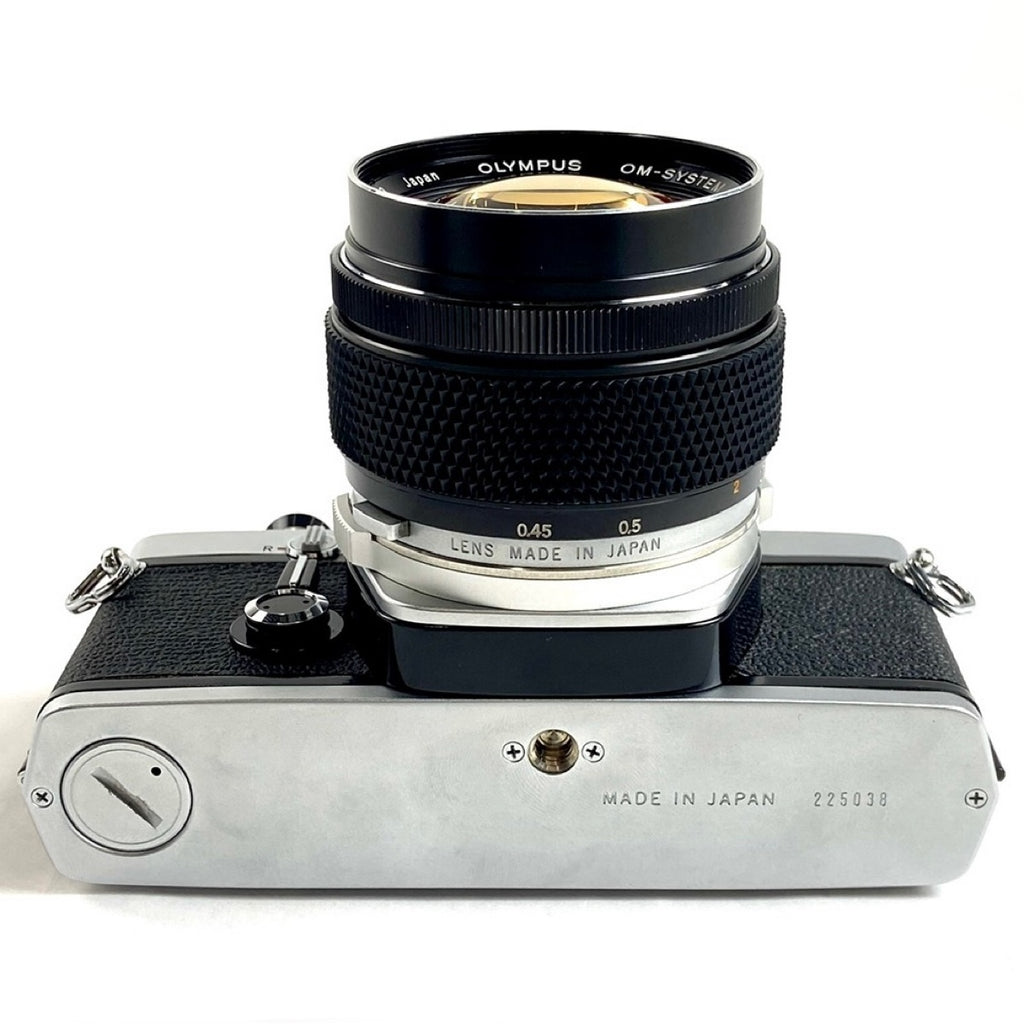 オリンパス OLYMPUS OM-1 + G.ZUIKO AUTO-S 55mm F1.2 フィルム マニュアルフォーカス 一眼レフカメラ 【中古】