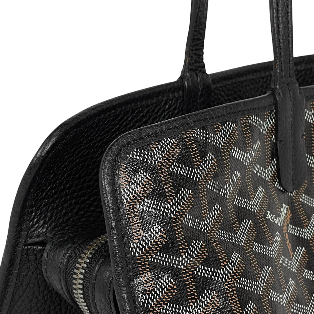 ゴヤール アーディ PM ハンドバッグ トートバッグ コーティングキャンバス ブラック レディース 【中古】brbag