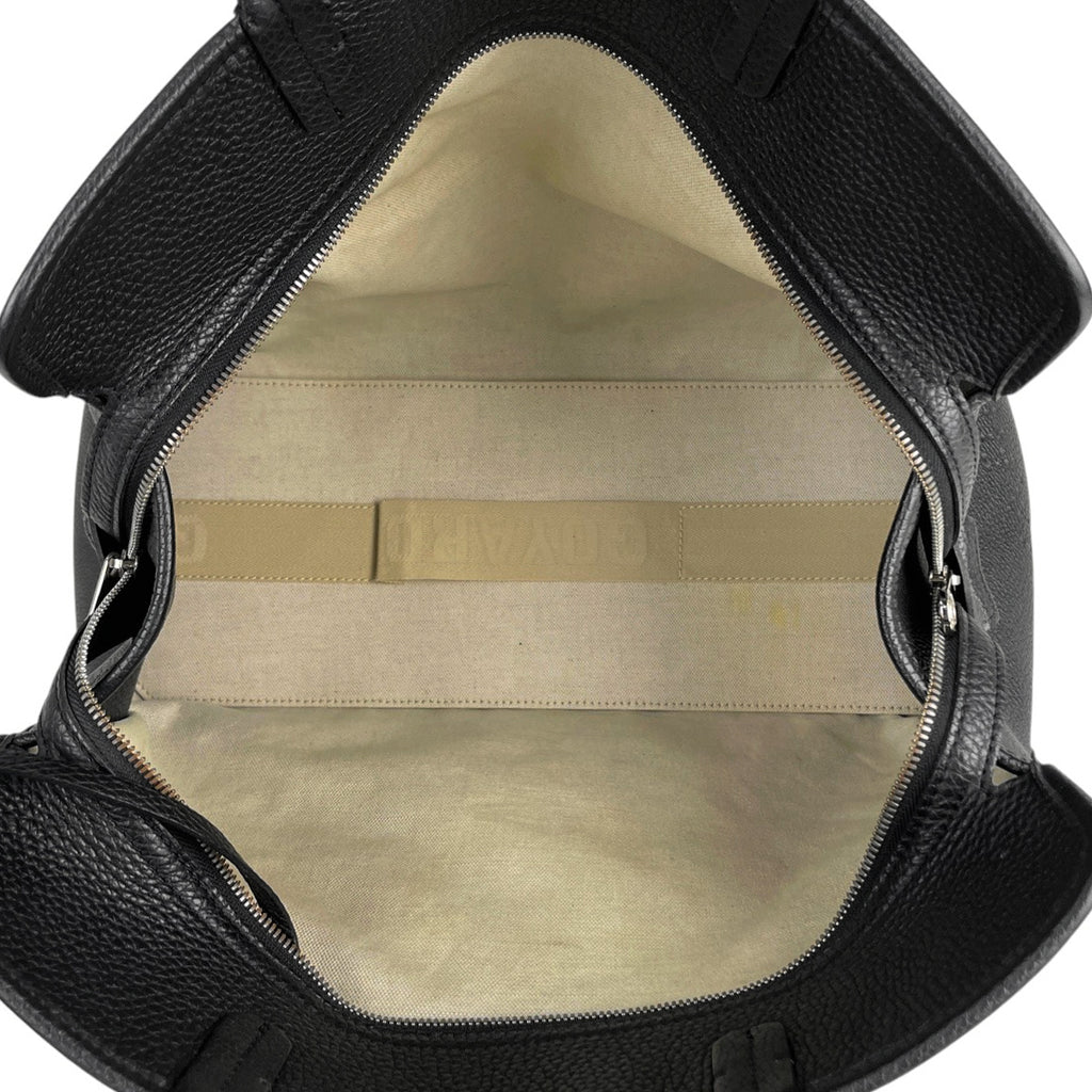 ゴヤール アーディ PM ハンドバッグ トートバッグ コーティングキャンバス ブラック レディース 【中古】brbag
