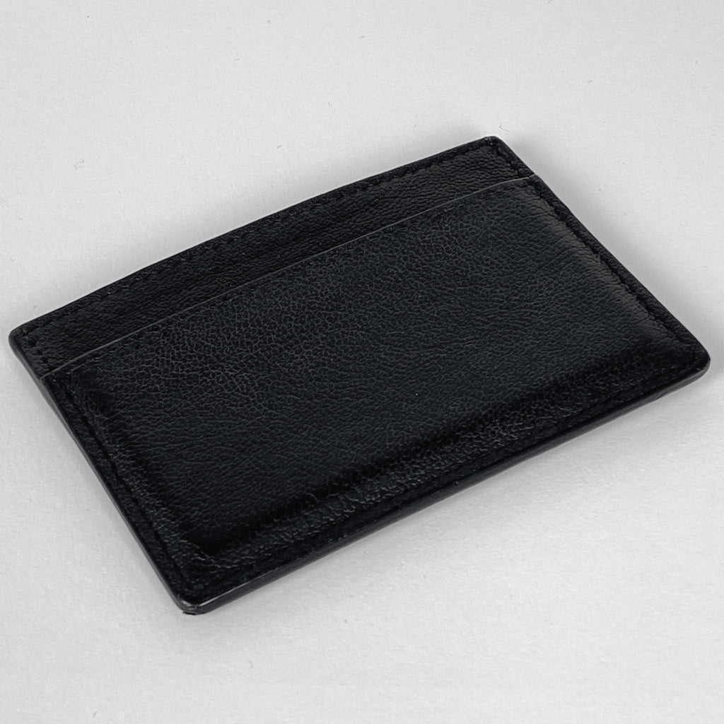 イヴ・サンローラン ロゴ カードケース パスケース カードケース レザー ブラック 352908 レディース 【中古】brbag