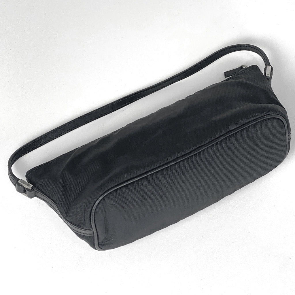 グッチ ロゴ ハンドバッグ アクセサリーポーチ ハンドバッグ ナイロン ブラック 039 1103 レディース 【中古】brbag