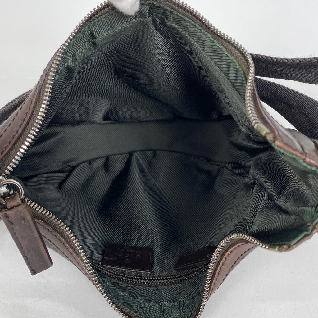 グッチ GG柄 ショルダーバッグ ショルダーバッグ GGキャンバス ダークブラウン 101682 レディース 【中古】brbag