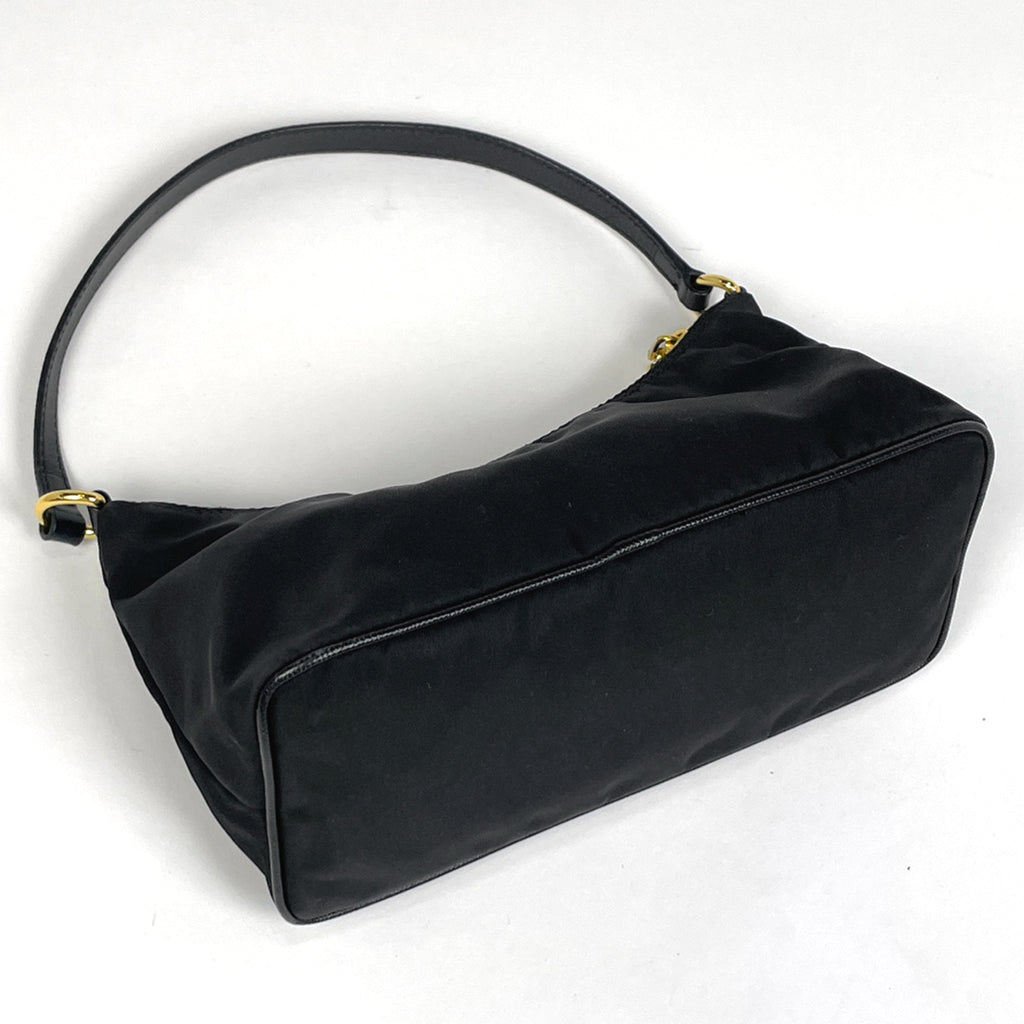 プラダ ロゴ ハンドバッグ アクセサリーポーチ ハンドバッグ ナイロン ネロ(ブラック) レディース 【中古】brbag