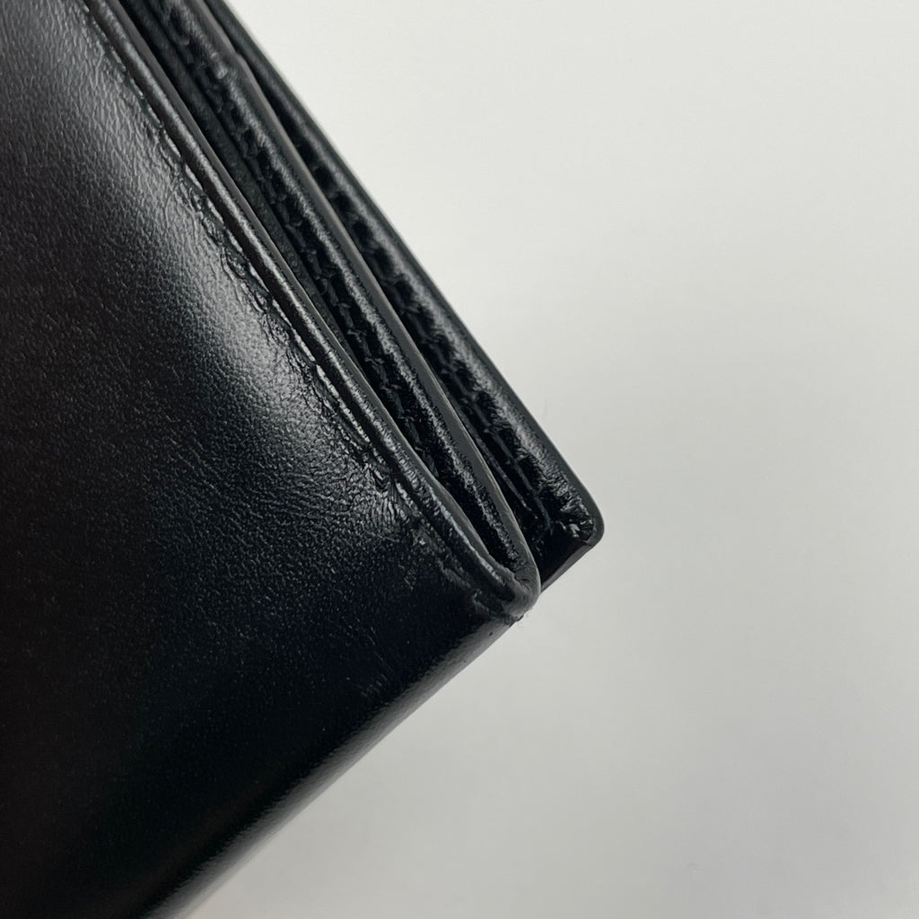 カルティエ マストライン カードケース パスケース 名刺入れ カード入れ カードケース レザー ブラック レディース 【中古】brbag