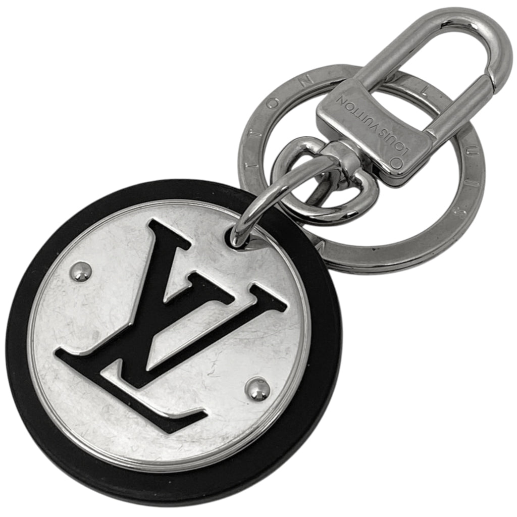 ルイ・ヴィトン キーホルダー LV サークル バッグチャーム キーリング キーホルダー シルバーメッキ シルバー M00741 レディース 【中古】brbag