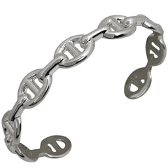 エルメス シェーヌダンクル アンシェネ MM 腕輪 ブレスレット バングル シルバー925 シルバー レディース 【中古】bracc