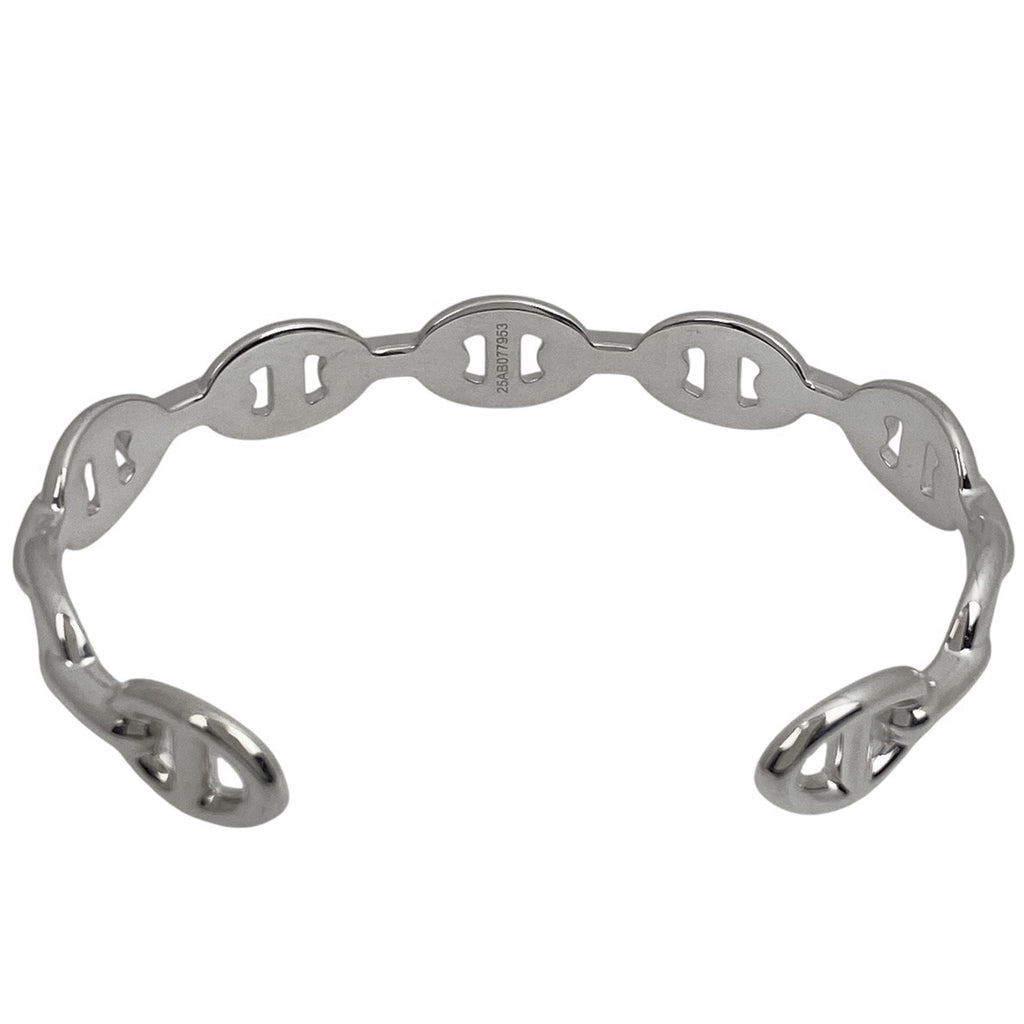 エルメス シェーヌダンクル アンシェネ MM 腕輪 ブレスレット バングル シルバー925 シルバー レディース 【中古】bracc