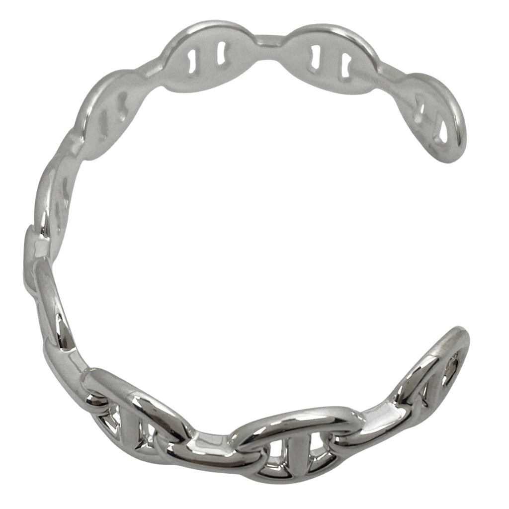 エルメス シェーヌダンクル アンシェネ MM 腕輪 ブレスレット バングル シルバー925 シルバー レディース 【中古】bracc