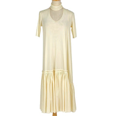 ジルサンダー チョーカー ワンピース ドレス 98A ワンピース スカート ナイロン アイボリー レディース 【中古】brapp