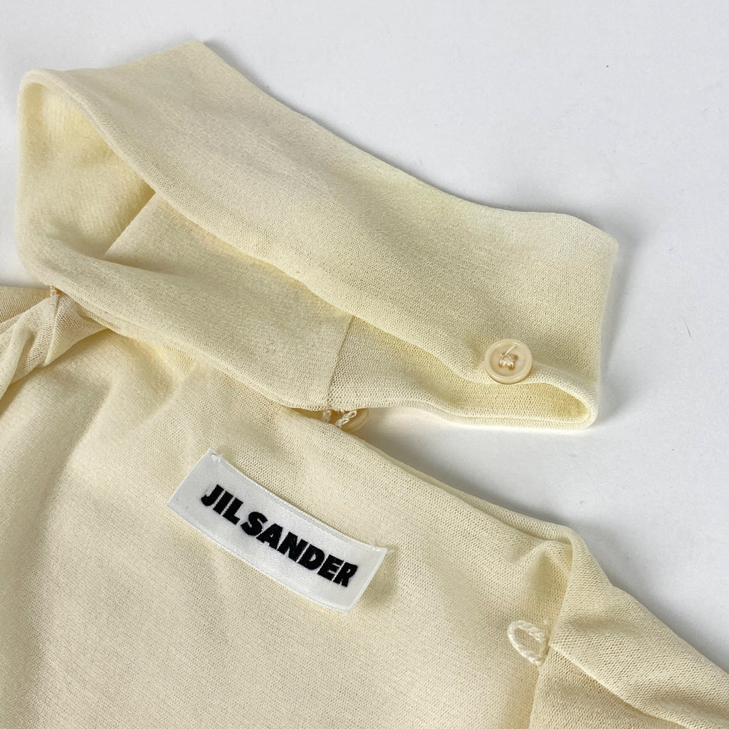 ジルサンダー チョーカー ワンピース ドレス 98A ワンピース スカート ナイロン アイボリー レディース 【中古】brapp