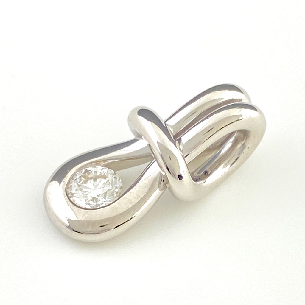 FOREVERMARK フォーエバーマーク ダイヤモンド ペンダントトップ プラチナ 1Pダイヤ ペンダントトップ Pt900 ダイヤモンド レディース 【中古】brjwl