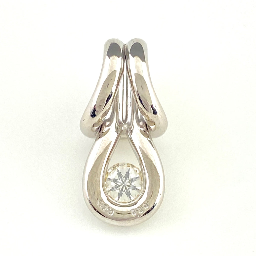 FOREVERMARK フォーエバーマーク ダイヤモンド ペンダントトップ プラチナ 1Pダイヤ ペンダントトップ Pt900 ダイヤモンド レディース 【中古】brjwl