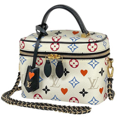 ルイ・ヴィトン ヴァニティ PM 2WAY ショルダーバッグ ゲーム オン 化粧ポーチ モノグラム ブロン(ホワイト) M57458 レディース 【中古】 brbag