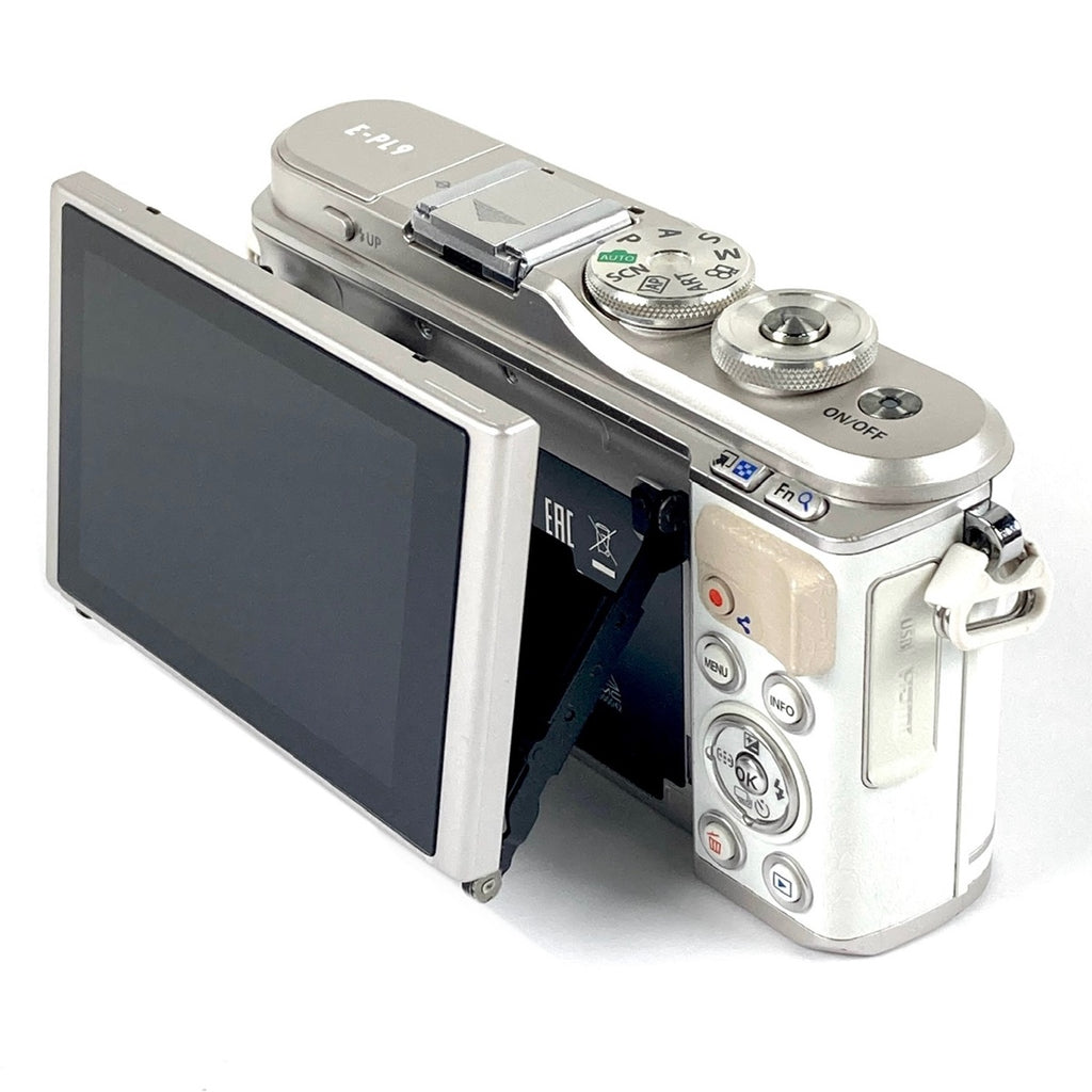 オリンパス OLYMPUS PEN E-PL9 EZダブルズームキット ホワイト デジタル ミラーレス 一眼カメラ 【中古】