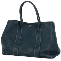 エルメス ガーデンパーティ PM ハンドバッグ トートバッグ ネゴンダ ブルー レディース 【中古】 brbag