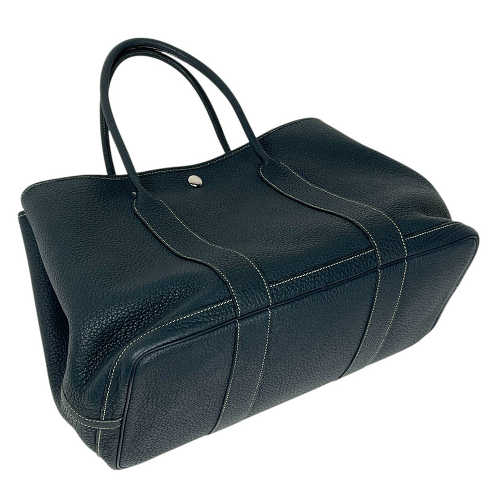 エルメス ガーデンパーティ PM ハンドバッグ トートバッグ ネゴンダ ブルー レディース 【中古】 brbag