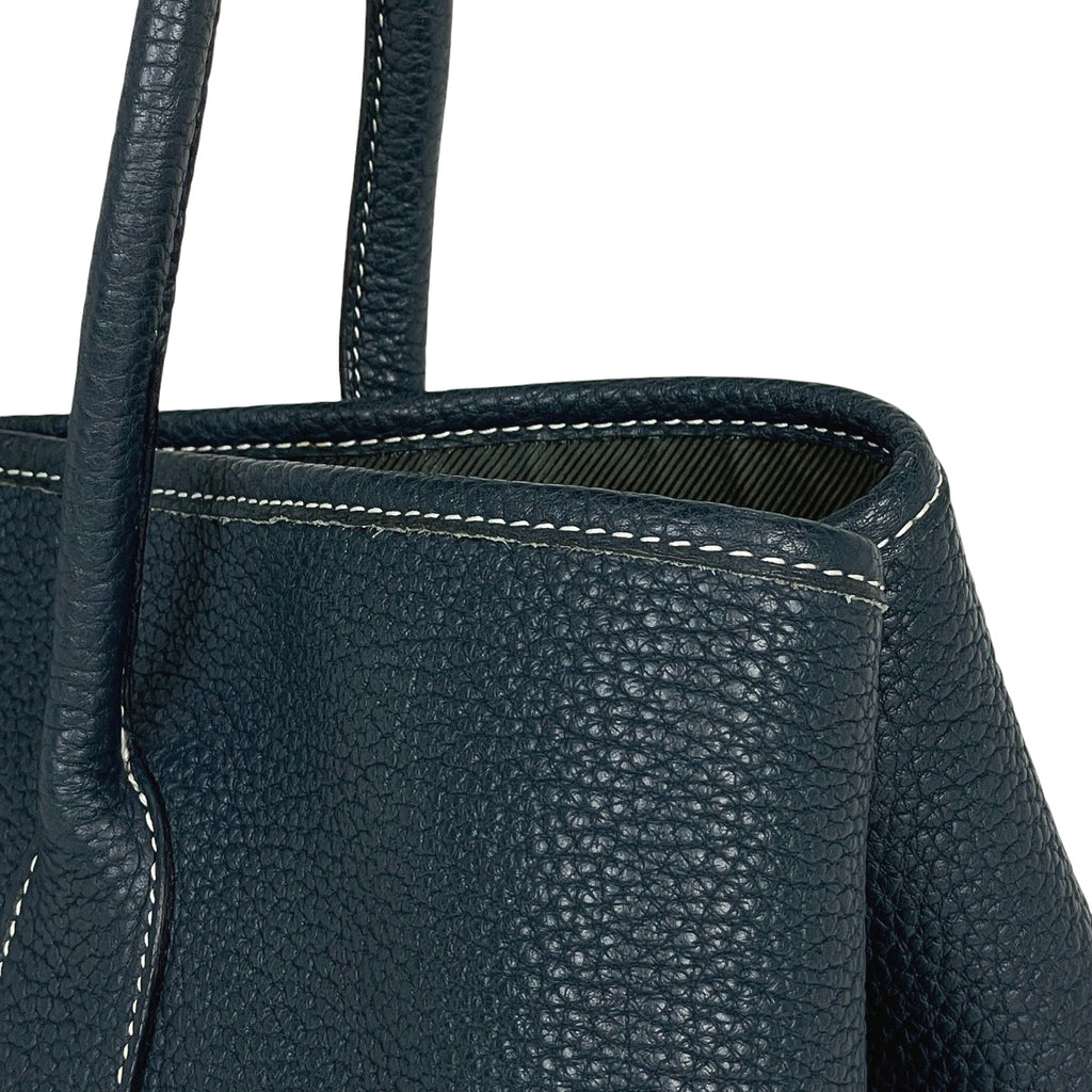 エルメス ガーデンパーティ PM ハンドバッグ トートバッグ ネゴンダ ブルー レディース 【中古】 brbag