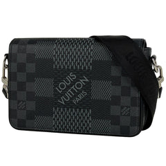 ルイ・ヴィトン ステュディオ メッセンジャー 3D ショルダーバッグ ダミエグラフィット ノワール(ブラック) N50013 メンズ 【中古】 brbag