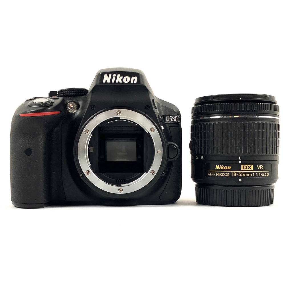 ニコン Nikon D5300 AF-P 18-55 VR レンズキット ブラック デジタル 一眼レフカメラ 【中古】