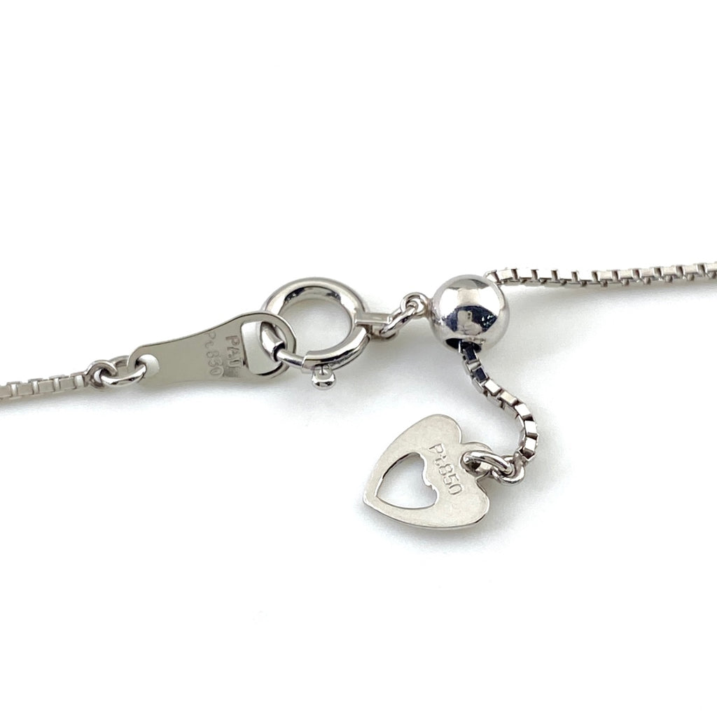 メレダイヤ デザインネックレス プラチナ ペンダント ネックレス Pt900 Pt850 ダイヤモンド レディース 【中古】nbjwl