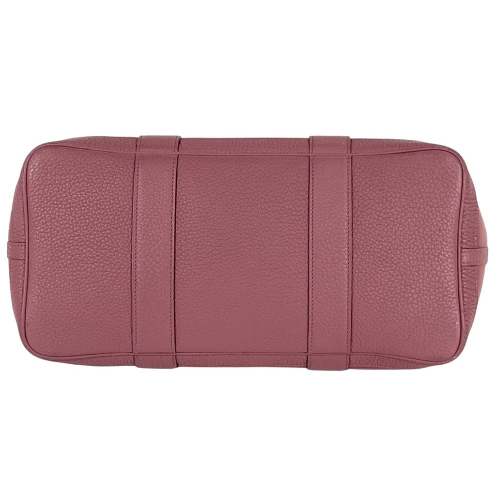 エルメス ガーデンパーティ PM ハンドバッグ トートバッグ トワルオフィシエ ローズウッド □O レディース 【中古】 brbag