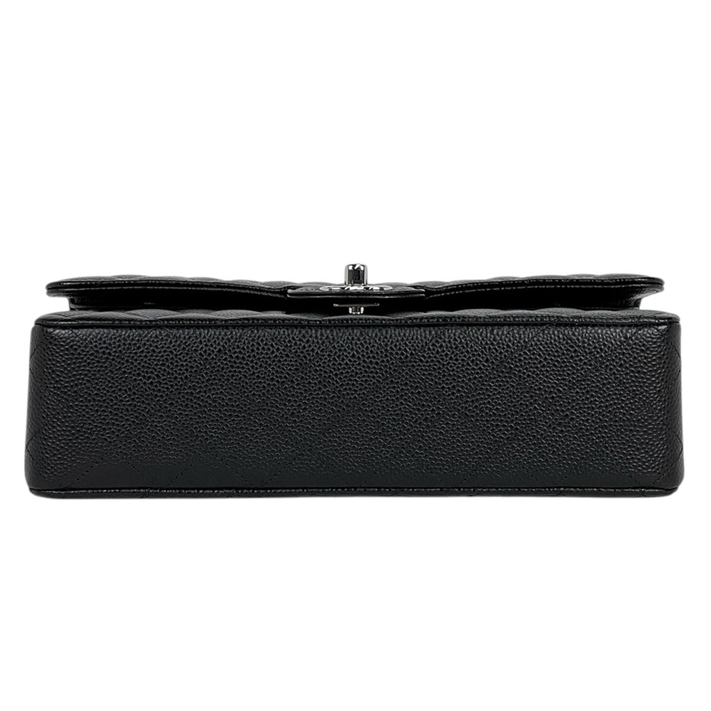 シャネル マトラッセ Wフラップ チェーン ショルダーバッグ ココマーク ショルダーバッグ キャビアスキン ブラック A01112 レディース 【中古】brbag