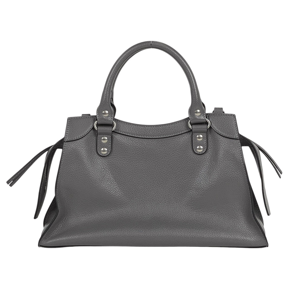 【BALENCIAGA】シューバッグ スカート グレー バレンシアガ BALENCIAGA ショルダーバッグ ハンドバッグ ミニ