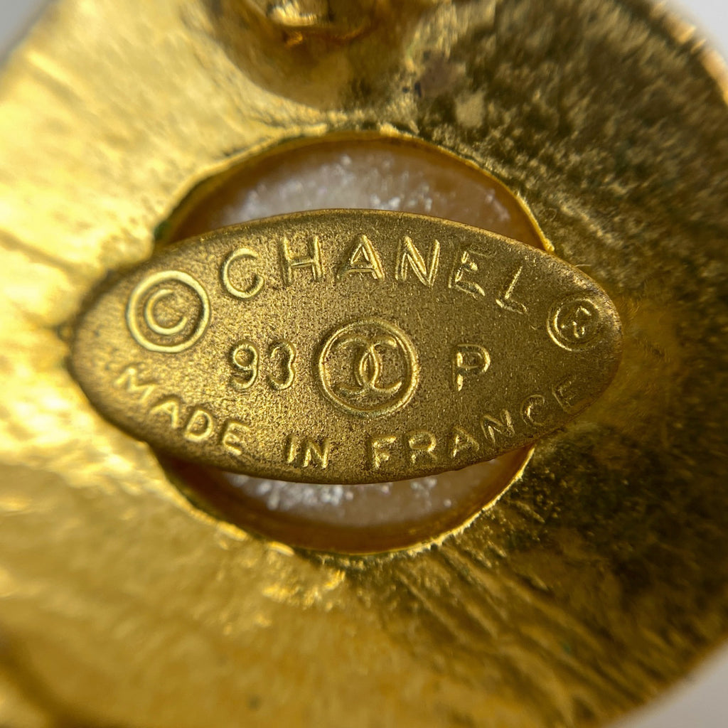 シャネル ココマーク フェイクパール ネックレス 3連 ネックレス フェイクパール GP ベージュ レディース 【中古】bracc