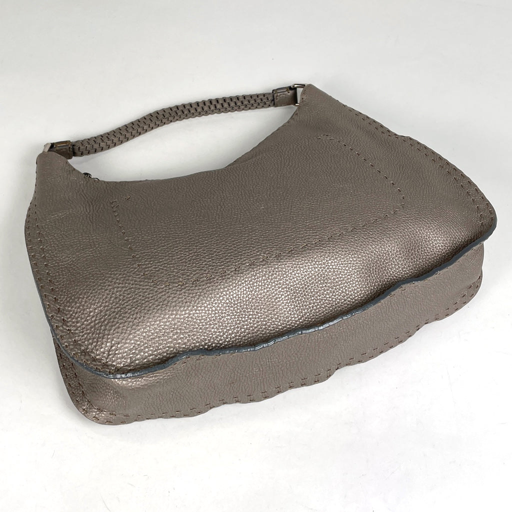フェンディ セレリア ショルダーバッグ ワンショルダー ショルダーバッグ レザー シルバー 8BR582 レディース 【中古】brbag
