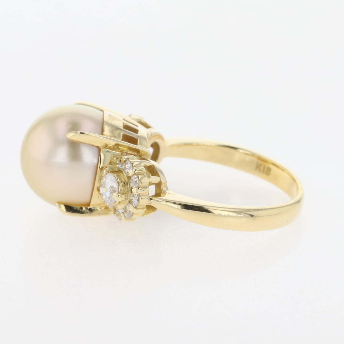 k18 メレダイヤ11号リング メレダイヤ デザインリング YG イエローゴールド 指輪 リング 11