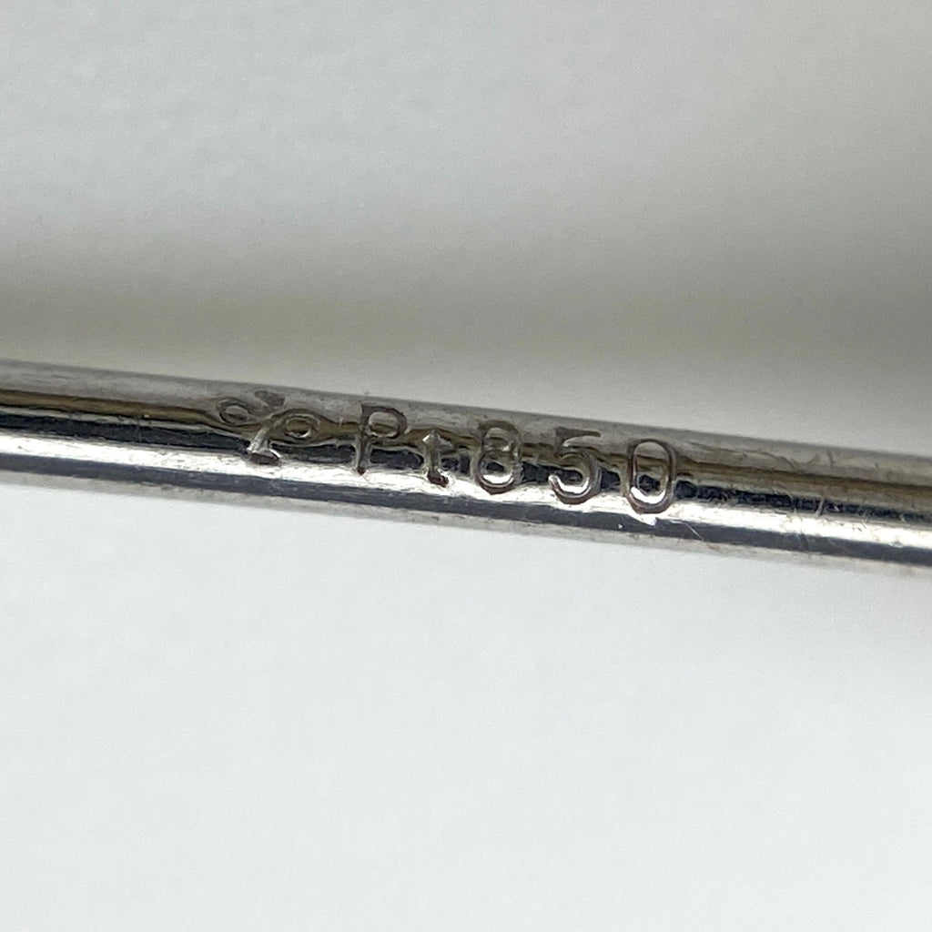メレダイヤ デザインピアス プラチナ ピアス Pt850 ダイヤモンド レディース 【中古】nbjwl