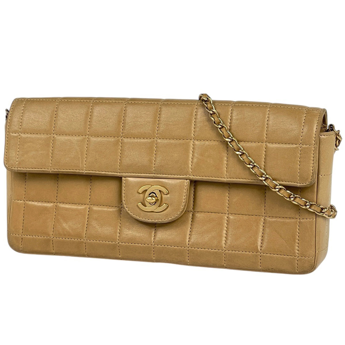 【希少】シャネル チェーンショルダーバッグ チョコバー ココマーク ベージュ 楽天市場】【バッグ】CHANEL シャネル チョコバー ショルダー