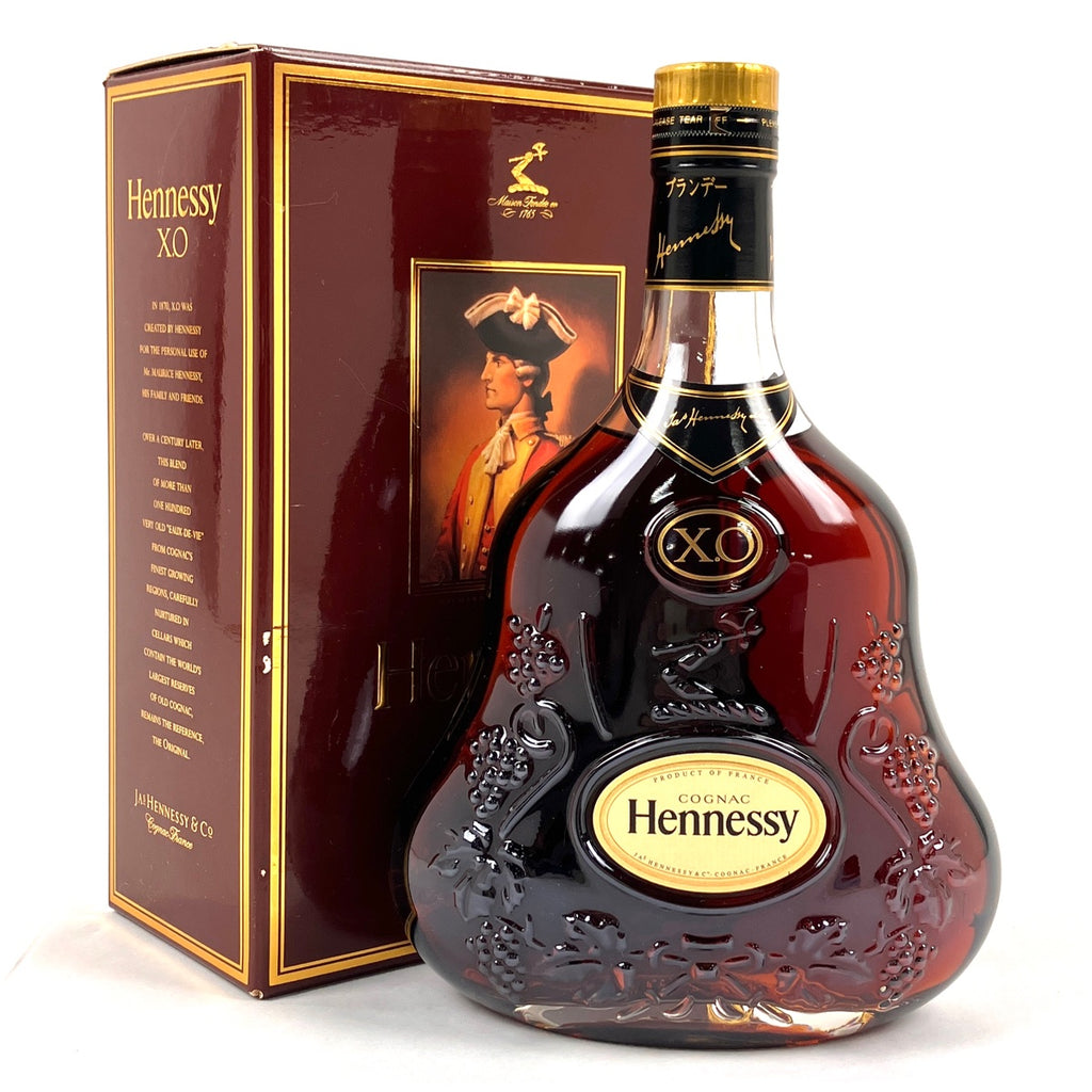 ヘネシー Hennessy XO 金キャップ クリアボトル 700ml ブランデー コニャック 【古酒】