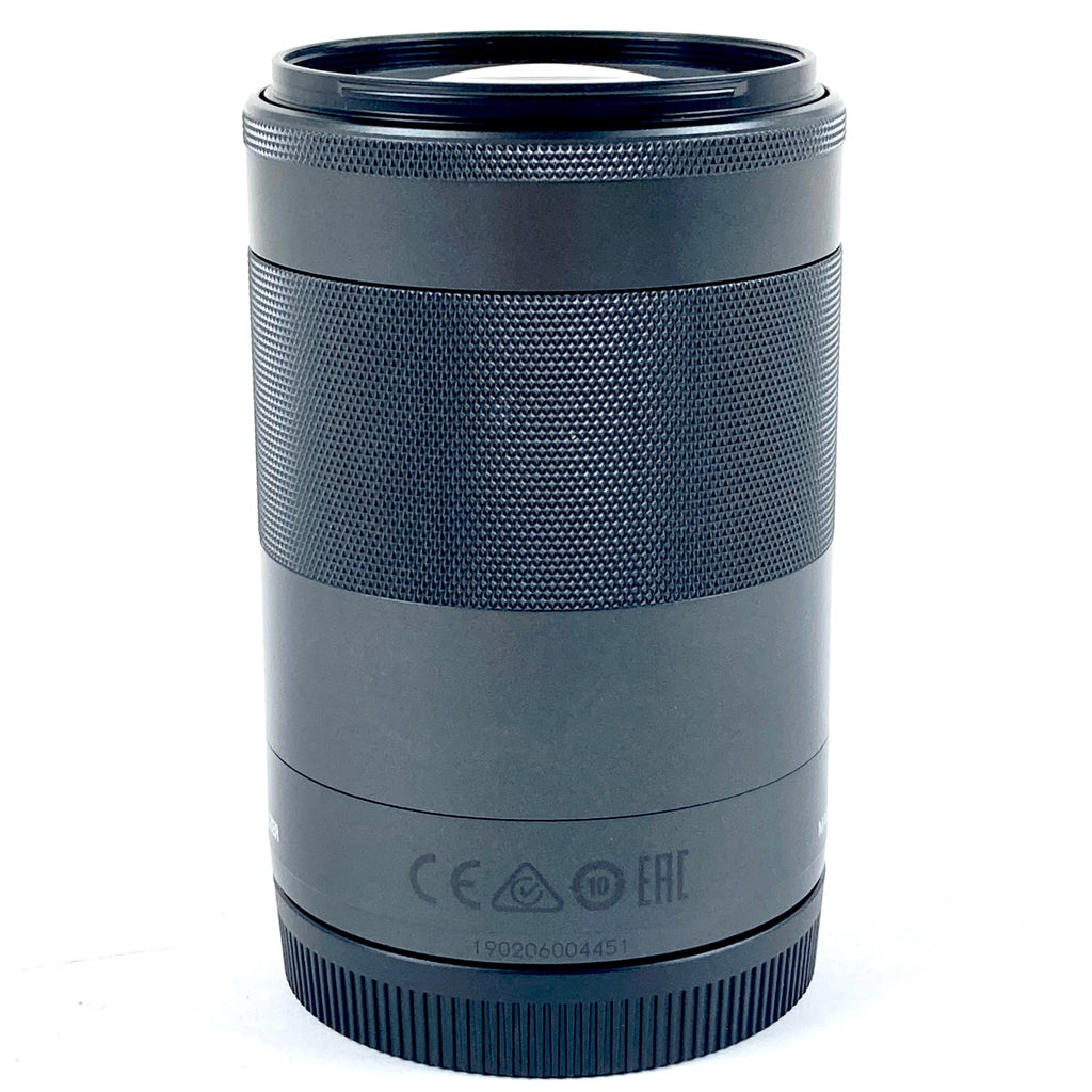 キヤノン Canon EF-M 55-200mm F4.5-6.3 IS STM ブラック 一眼カメラ用レンズ（オートフォーカス） 【中古】