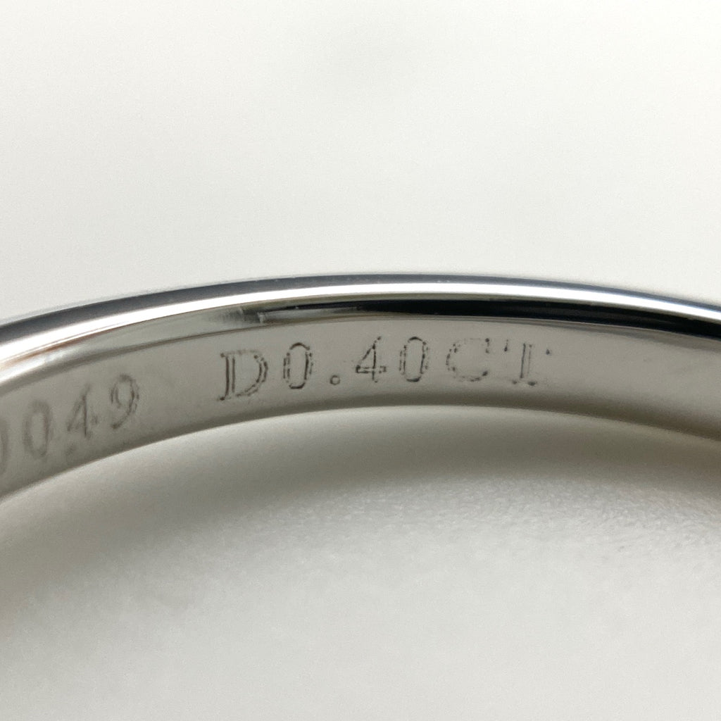 ティファニー ダイヤモンド デザインリング プラチナ 指輪 リング 7.5号 Pt950 ダイヤモンド レディース 【中古】brjwl